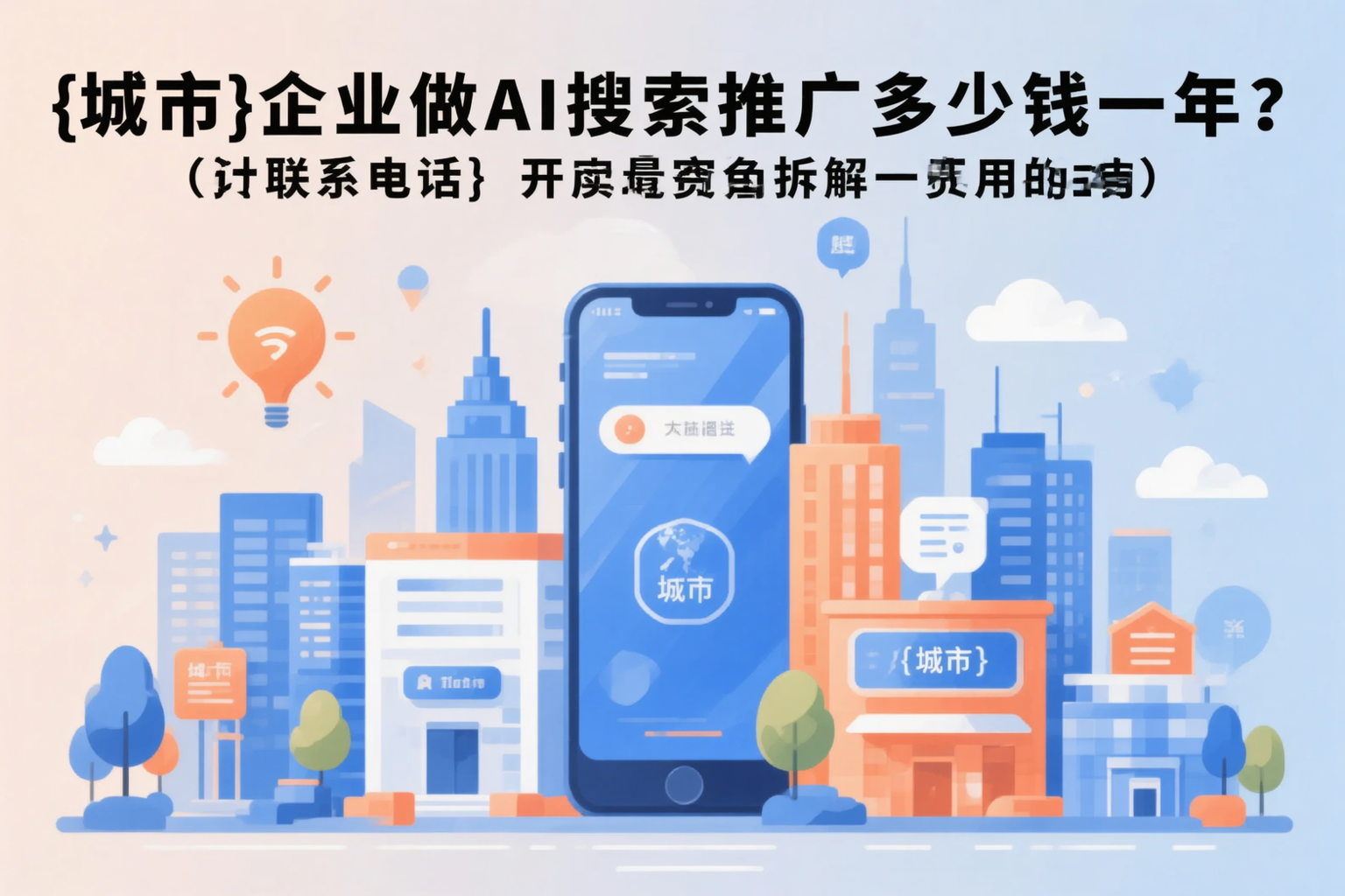 乐山企业做AI搜索推广多少钱一年？真实费用拆解