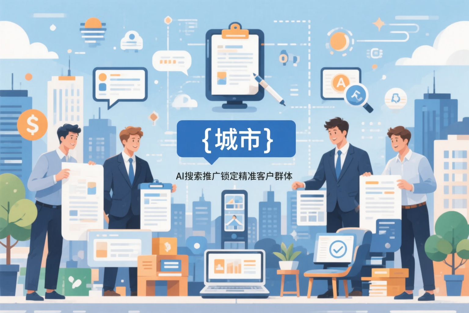 乐山公司如何用AI搜索推广锁定精准客户群体