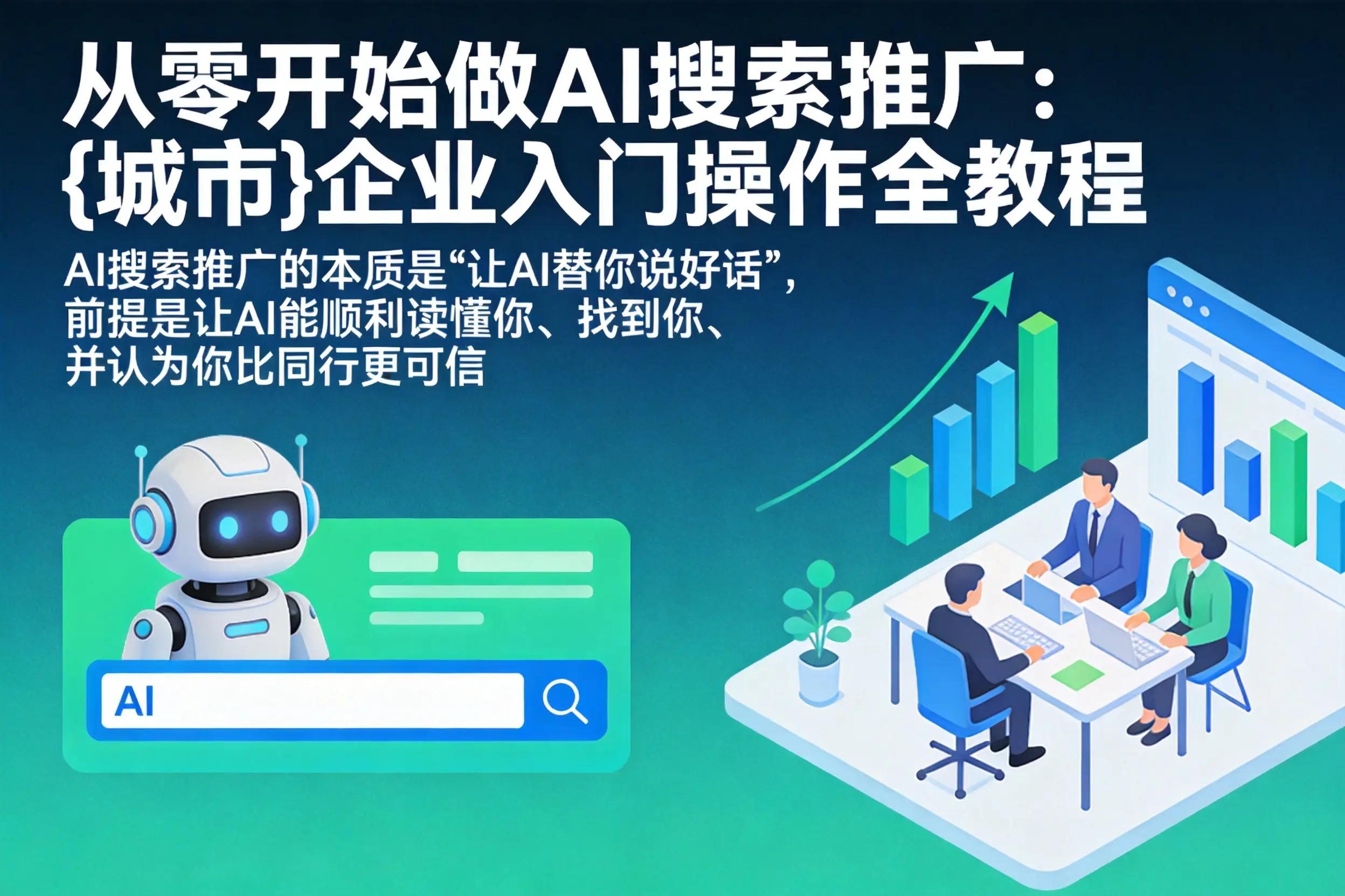 从零开始做AI搜索推广：乐山企业入门操作全教程