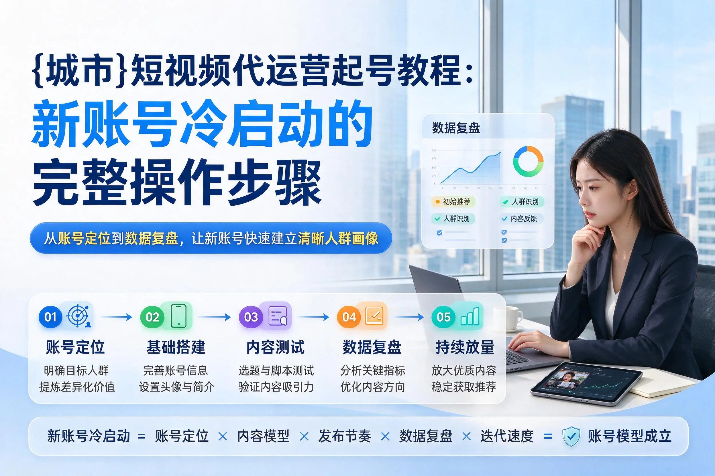 乐山短视频代运营起号教程：新账号冷启动的完整操作步骤