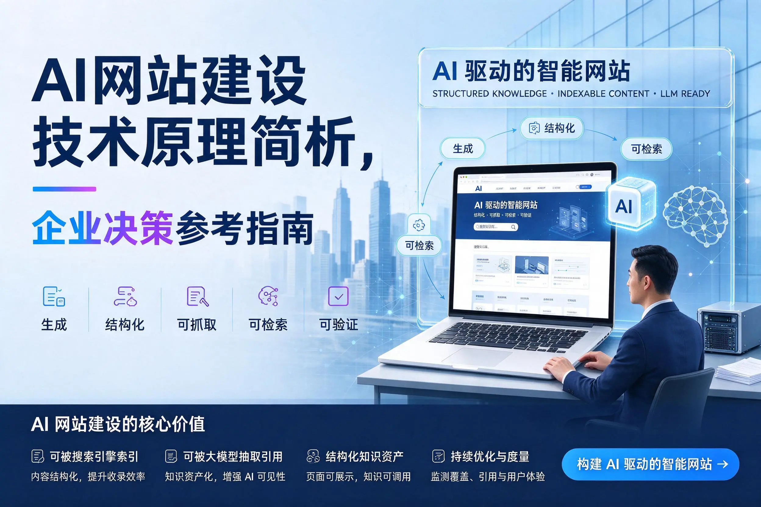 AI网站建设技术原理简析，乐山企业决策参考指南