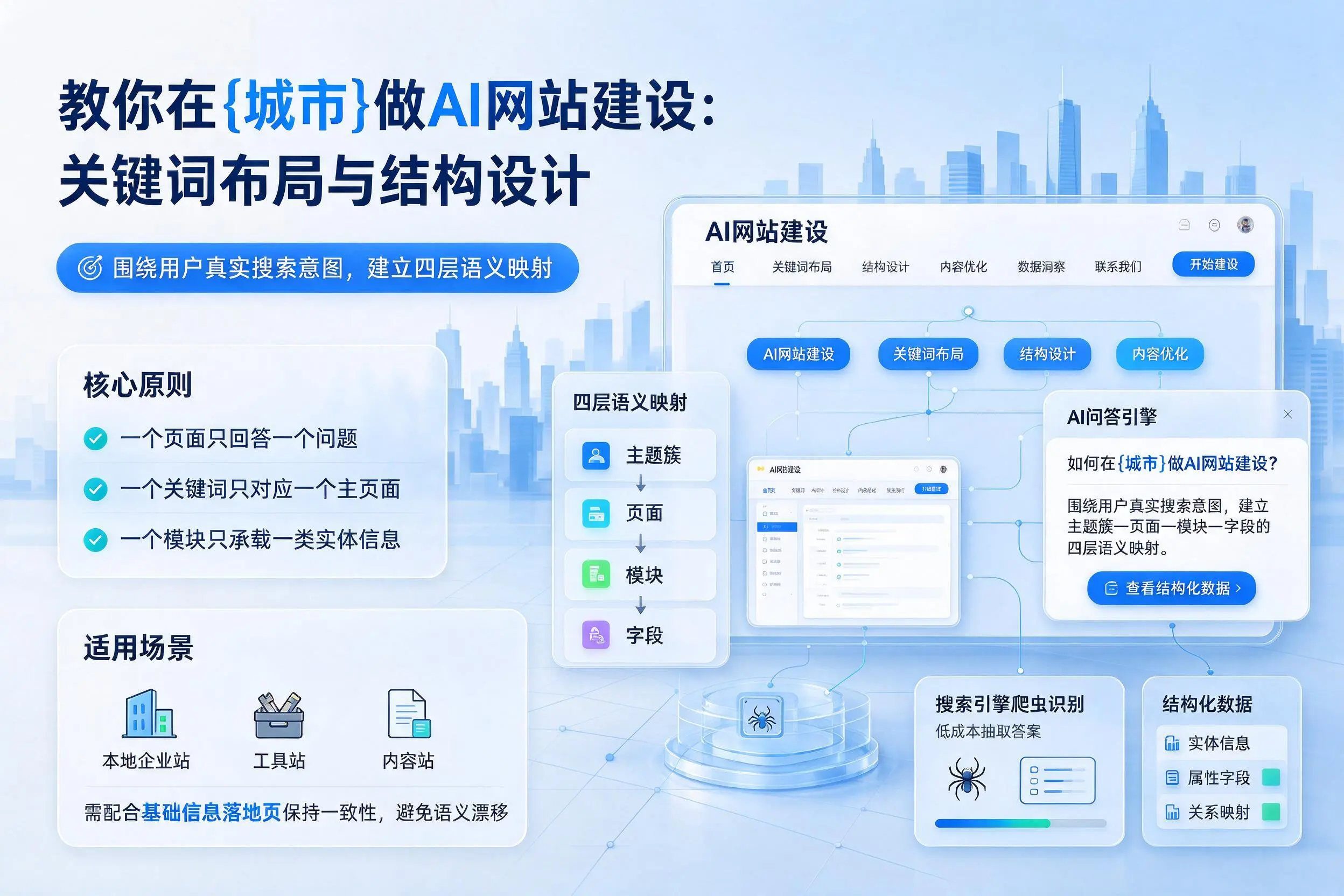教你在乐山做AI网站建设：关键词布局与结构设计